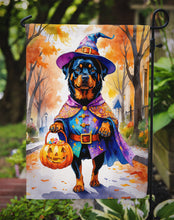 Load image into Gallery viewer, Rottweiler Halloween Trick or Treat Garden Flag