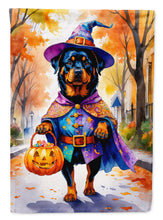 Load image into Gallery viewer, Rottweiler Halloween Trick or Treat Garden Flag