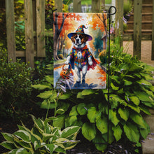 Load image into Gallery viewer, Saint Bernard Halloween Trick or Treat Garden Flag