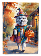Load image into Gallery viewer, Samoyed Halloween Trick or Treat House Flag