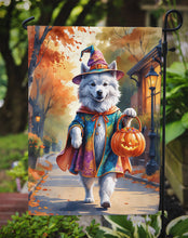 Load image into Gallery viewer, Samoyed Halloween Trick or Treat Garden Flag