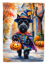 Load image into Gallery viewer, Scottish Terrier Halloween Trick or Treat Garden Flag