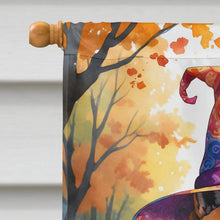 Load image into Gallery viewer, Shiba Inu Halloween Trick or Treat House Flag