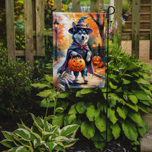 Load image into Gallery viewer, Siberian Husky Halloween Trick or Treat Garden Flag