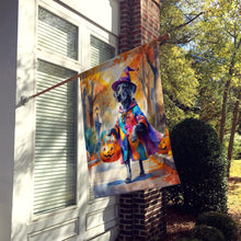 Load image into Gallery viewer, Weimaraner Halloween Trick or Treat House Flag