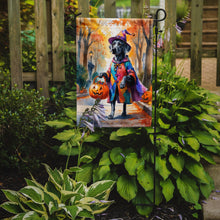 Load image into Gallery viewer, Weimaraner Halloween Trick or Treat Garden Flag