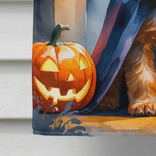 Load image into Gallery viewer, Airedale Terrier Puppy Halloween House Flag