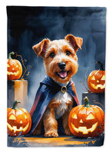 Load image into Gallery viewer, Airedale Terrier Puppy Halloween House Flag
