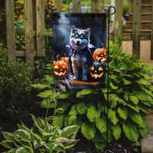 Load image into Gallery viewer, Alaskan Malamute Puppy Halloween Garden Flag
