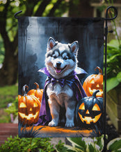 Load image into Gallery viewer, Alaskan Malamute Puppy Halloween Garden Flag