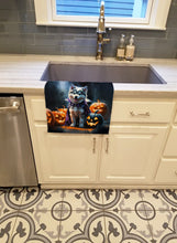 Load image into Gallery viewer, Alaskan Malamute Puppy Halloween Kitchen Towel