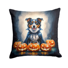 Load image into Gallery viewer, Australian Shepherd Puppy Halloween Throw Pillow