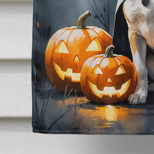 Load image into Gallery viewer, Basenji Puppy Halloween House Flag