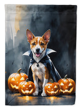 Load image into Gallery viewer, Basenji Puppy Halloween House Flag