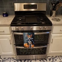 Load image into Gallery viewer, Basenji Puppy Halloween Kitchen Towel