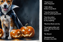 Load image into Gallery viewer, Basenji Puppy Halloween Kitchen Towel