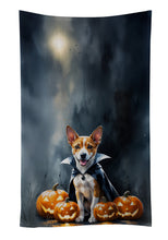 Load image into Gallery viewer, Basenji Puppy Halloween Kitchen Towel