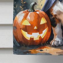 Load image into Gallery viewer, Basset Hound Puppy Halloween House Flag