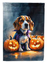 Load image into Gallery viewer, Beagle Puppy Halloween House Flag