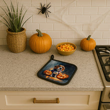 Load image into Gallery viewer, Beagle Puppy Halloween Pair of Pot Holders