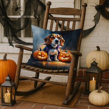 Load image into Gallery viewer, Beagle Puppy Halloween Throw Pillow