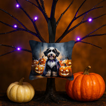 Load image into Gallery viewer, Bernedoodle Puppy Halloween Mini Hanging Pillow Ornament 3.5 × 3.5