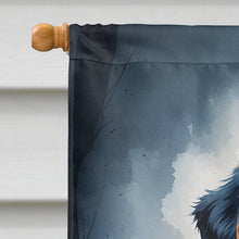 Load image into Gallery viewer, Bernese Mountain Dog Puppy Halloween House Flag