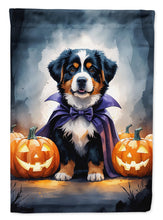 Load image into Gallery viewer, Bernese Mountain Dog Puppy Halloween House Flag