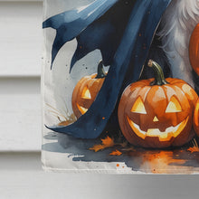 Load image into Gallery viewer, Border Collie Puppy Halloween House Flag