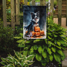 Load image into Gallery viewer, Border Collie Puppy Halloween Garden Flag