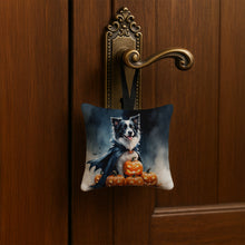 Load image into Gallery viewer, Border Collie Puppy Halloween Mini Hanging Pillow Ornament 3.5 × 3.5
