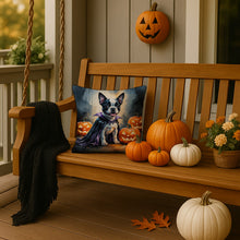 Load image into Gallery viewer, Boston Terrier Puppy Halloween Throw Pillow