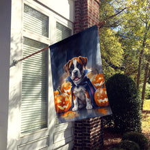 Load image into Gallery viewer, Boxer Puppy Halloween House Flag