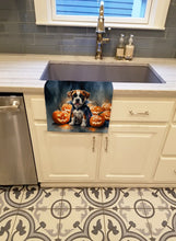 Load image into Gallery viewer, Boxer Puppy Halloween Kitchen Towel