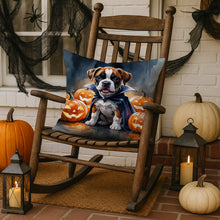 Load image into Gallery viewer, Boxer Puppy Halloween Throw Pillow