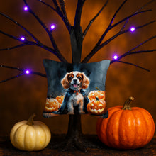 Load image into Gallery viewer, Cavalier Spaniel Puppy Halloween Mini Hanging Pillow Ornament 3.5 × 3.5