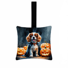 Load image into Gallery viewer, Cavalier Spaniel Puppy Halloween Mini Hanging Pillow Ornament 3.5 × 3.5