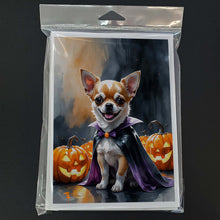 Load image into Gallery viewer, Chihuahua Puppy Halloween Greeting Cards Pack of 8