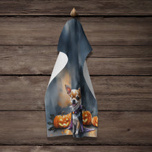 Load image into Gallery viewer, Chihuahua Puppy Halloween Kitchen Towel