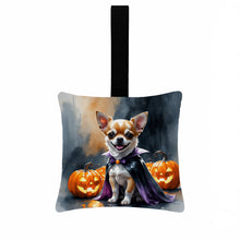 Load image into Gallery viewer, Chihuahua Puppy Halloween Mini Hanging Pillow Ornament 3.5 × 3.5