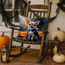 Load image into Gallery viewer, Chihuahua Puppy Halloween Throw Pillow