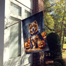 Load image into Gallery viewer, Chow Chow Puppy Halloween House Flag