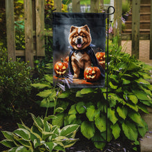 Load image into Gallery viewer, Chow Chow Puppy Halloween Garden Flag