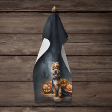 Load image into Gallery viewer, Chow Chow Puppy Halloween Kitchen Towel