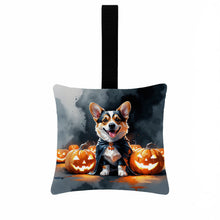 Load image into Gallery viewer, Corgi Puppy Halloween Mini Hanging Pillow Ornament 3.5 × 3.5