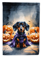 Load image into Gallery viewer, Dachshund Puppy Halloween House Flag