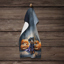 Load image into Gallery viewer, Dachshund Puppy Halloween Kitchen Towel