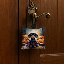 Load image into Gallery viewer, Dachshund Puppy Halloween Mini Hanging Pillow Ornament 3.5 × 3.5