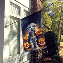 Load image into Gallery viewer, Dalmatian Puppy Halloween House Flag