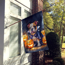 Load image into Gallery viewer, English Bulldog Puppy Halloween House Flag